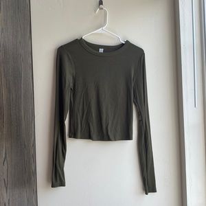 Dark Green Long Sleeve Shirt